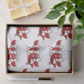 Schattige kreeft kookfeestje tissuepapier (Geschenk)