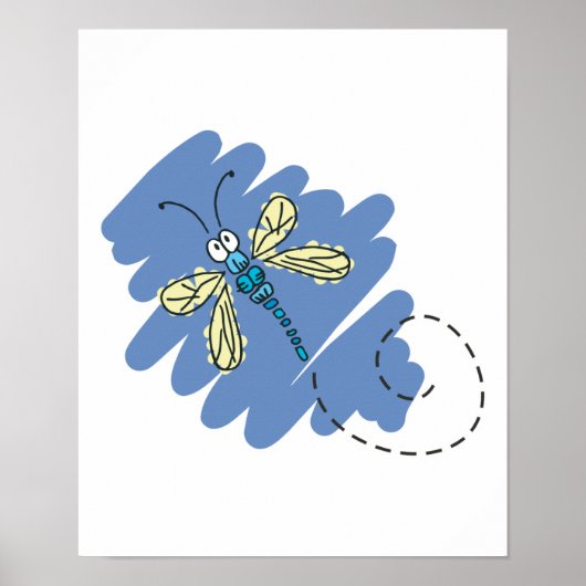 schattige kreukbaars poster (Voorkant)