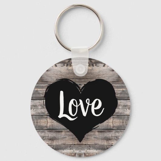 schattige kreupelaar LOVE HART | SLEUTELHANGER (Voorkant)