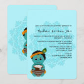 Schattige Krishna kaart voor verjaardag - Krishna (Voorkant / Achterkant)