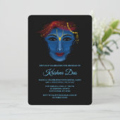 Schattige Krishna kaart voor verjaardag - Krishna (Staand voorkant)