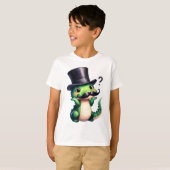Schattige Krokodil Heer Fun Kunst T-shirt (Voorkant volledig)