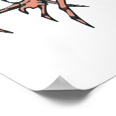 schattige kruidachtige krab poster (Hoek)