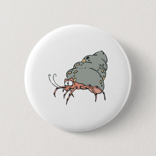 schattige kruidachtige krab ronde button 5,7 cm (Voorkant)