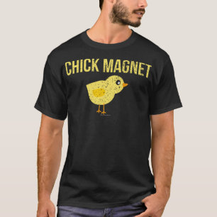 Schattige Kuiken Magneet Heren Mannen Pasen T-shirt