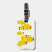 schattige kuikens bagagelabel (Voorkant verticaal)