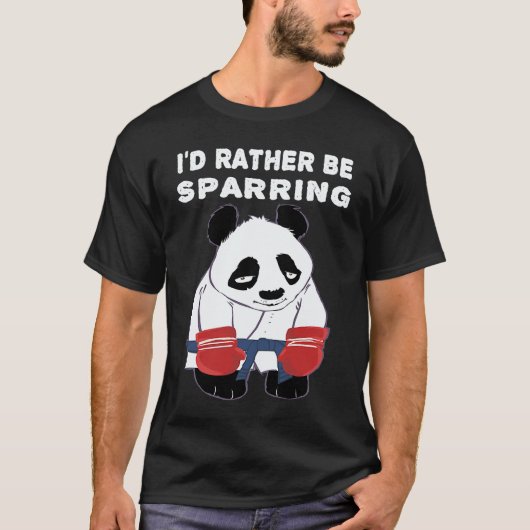 Schattige Kung Fu Karate Panda T-shirt (Voorkant)
