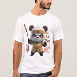 Schattige Kung Fu Panda Krijger Grafisch T-shirt