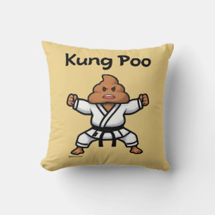 Schattige Kung Poo Karate Kussen