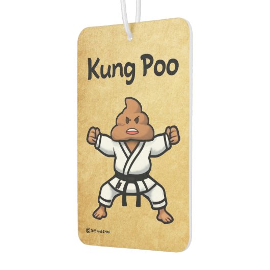 Schattige Kung Poo Karate Luchtverfrisser (Links)