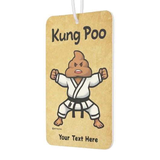 Schattige Kung Poo Karate Luchtverfrisser (Links)