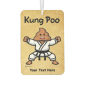 Schattige Kung Poo Karate Luchtverfrisser (Achterkant)