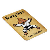 Schattige Kung Poo Karate Magneet (Rechterzijde)