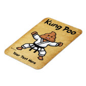 Schattige Kung Poo Karate Magneet (Linkerzijde)