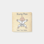 Schattige Kung Poo Karate Post-it® Notes (Voorkant)