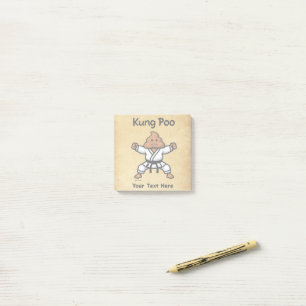 Schattige Kung Poo Karate Post-it® Notes