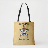 Schattige Kung Poo Karate Tote Bag (Voorkant)