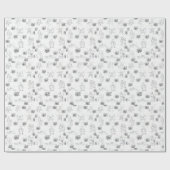 Schattige kunst Vaderdag Cadeaupapier (Vlak)