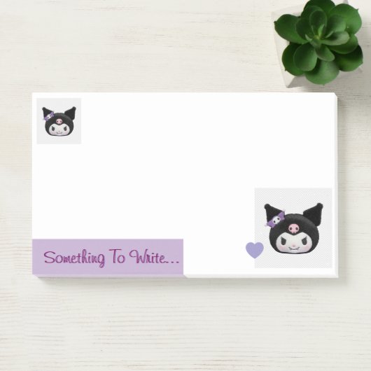 Schattige Kuromi Post-it® Notes (Kantoor)