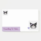 Schattige Kuromi Post-it® Notes (Voorkant)