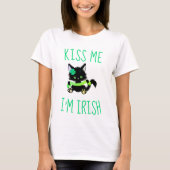 Schattige Kus Ik ben Irish Kitten T-shirt (Voorkant)