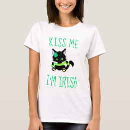 Schattige Kus Ik ben Irish Kitten T-shirt
