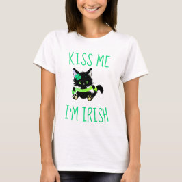 Schattige Kus Ik ben Irish Kitten T-shirt