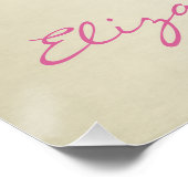 Schattige Kus, Lips, Makeup kunstenaar Perfect Poster (Hoek)