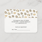 Schattige kuspatroon / afspraak afsprakenkaartje (Achterkant)