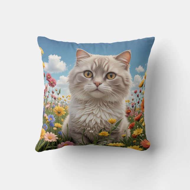 Schattige kussenkussen voor kittens kussen (Achterkant)