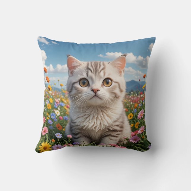 Schattige kussenkussen voor kittens kussen (Achterkant)