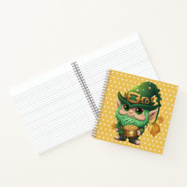 SCHATTIGE KUSTMATIGE IRISH LEPRECHAUN NOTITIEBOEK
