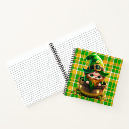 SCHATTIGE KUSTMATIGE IRISH LEPRECHAUN NOTITIEBOEK
