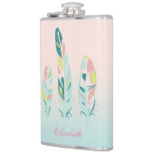 Schattige Kute Modern Girly Feathers Heupfles (Links)