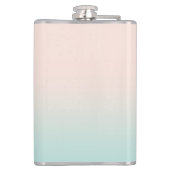 Schattige Kute Modern Girly Feathers Heupfles (Achterkant)