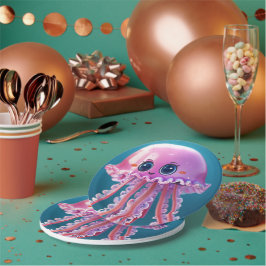 schattige kwal papieren bordje