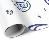 Schattige kwekerij Kinder Patroon Kleurplaat Cadeaupapier (Rol Hoek)