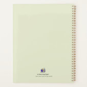 Schattige 'Laat het Glijden' Slakken Planner – Whi (Achterkant)