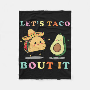 Schattige laat Taco over het grappige Mexicaanse d Fleece Deken