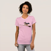 Schattige Labradoodle Halloween T-shirt (Voorkant volledig)