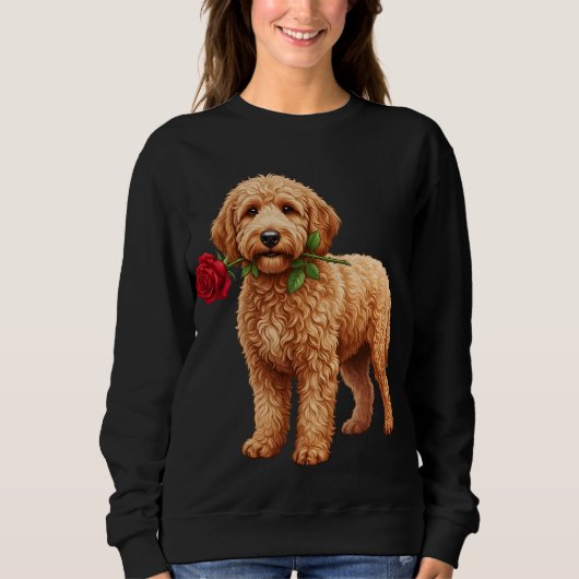 Schattige Labradoodle Hond Trui (Voorkant)