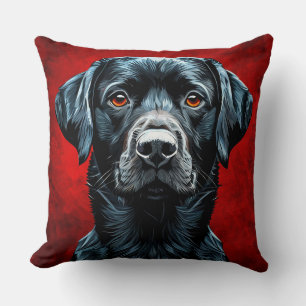 Schattige labrador hond kussen