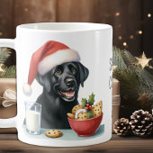 Schattige Labrador Retriever Christmas Puppy Dog Koffiemok