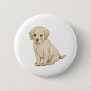 Schattige labradorschets ronde button 5,7 cm