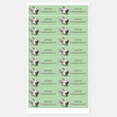 Schattige lachen Kookaburra cartoon gepersonalisee Labels (Vel)