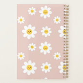 Schattige lachend madeliefjesbloempatroon Zomer Planner (Achterkant)