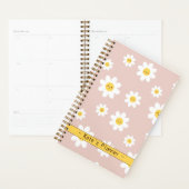 Schattige lachend madeliefjesbloempatroon Zomer Planner (Display)