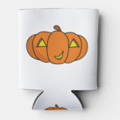 Schattige Lachende Halloween Pompoen Blikjeskoeler (Voorkant)