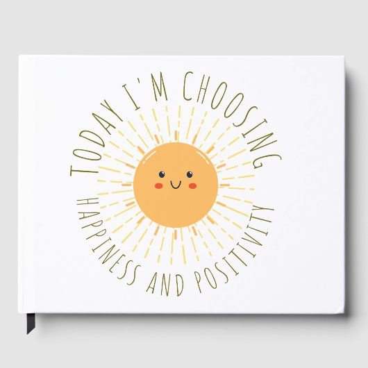 Schattige Lachende Zon  Gastenboek (Voorkant)