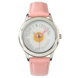 Schattige Lachende Zon Horloge